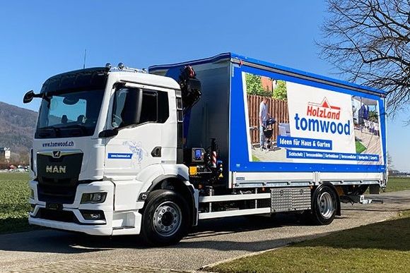 MAN TGS: Ein robuster Lastwagen für die Tomwood AG in Wiedlisbach