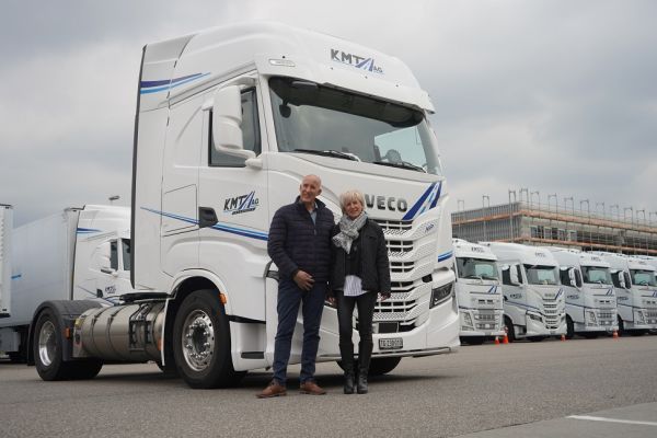 KMT AG als Pionier bei Nutzfahrzeugen: LNG-CNG-Hybrid von Iveco